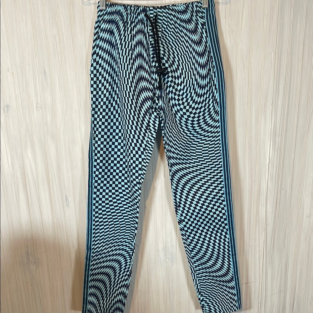 NWT SKIDZ DRAWSTRING PANT OPTICAL ILLUSION SMALL A